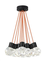 Kira Pendant, 11-Light, LED, Black, 20"W (700TDKIRAP11BB-LED922 70PGJGV)