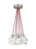 Kira Chandelier, 7-Light, LED, Satin Nickel, 15"W (700TDKIRAP7RS-LED930 70PKD82)