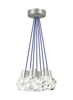 Kira Chandelier, 7-Light, LED, Satin Nickel, 15"W (700TDKIRAP7US-LED922 70PKD8A)