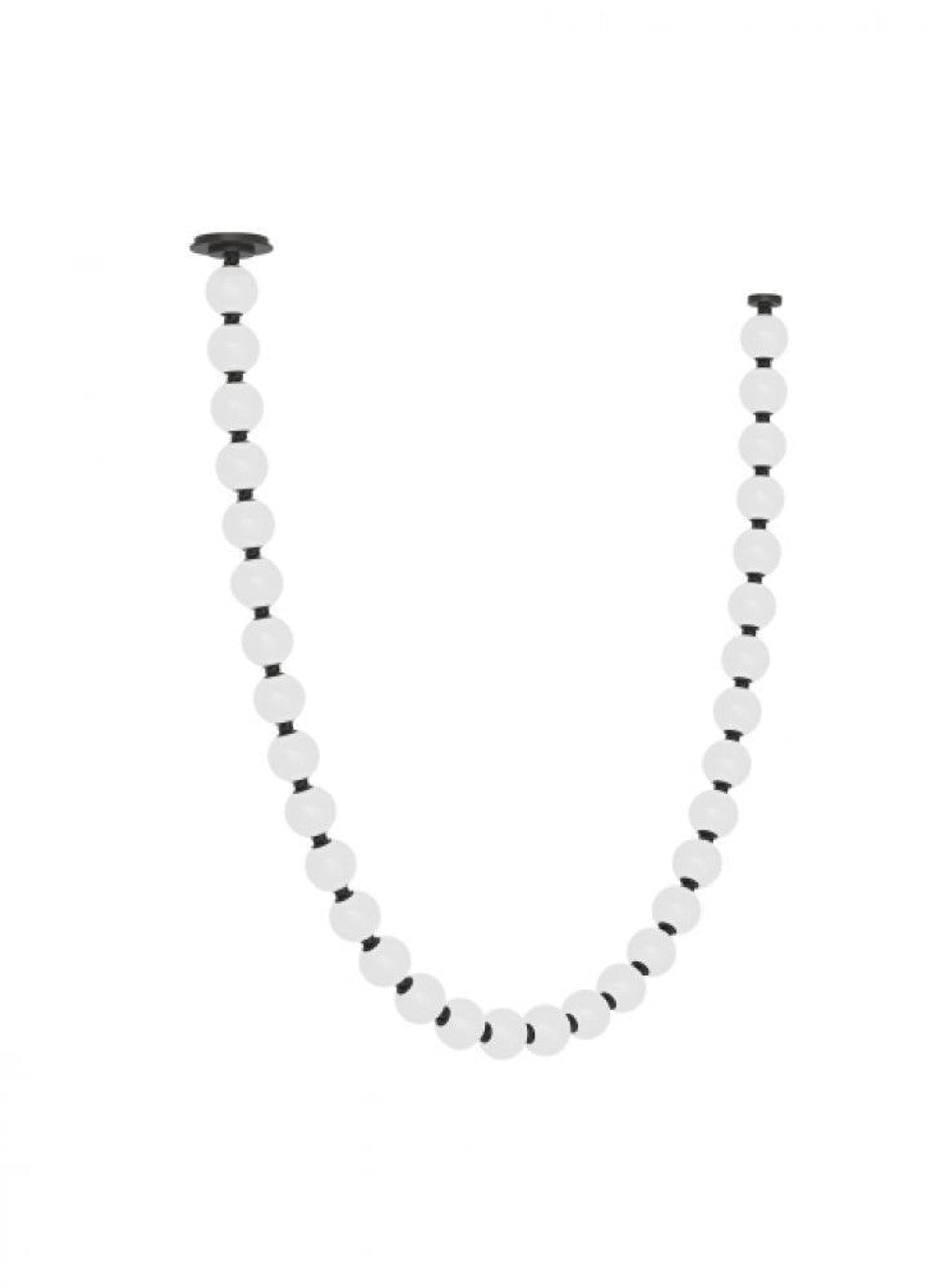 Perle Chandelier, 1-Light, LED, Dark Bronze, 89.7"H (SLCH23327BZR-277 70PKL37)