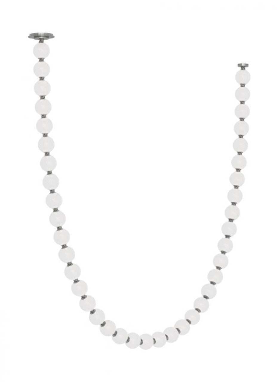 Perle Chandelier, LED, Polished Nickel, 118.5"H (SLCH22327NS 70PKH56)