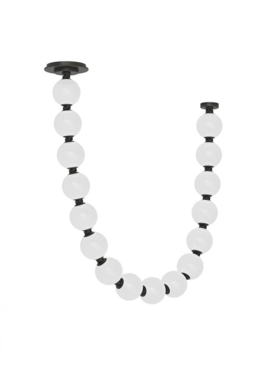 Perle Pendant, 1-Light, LED, Dark Bronze, 51.6"H (SLPD23127BZR 70PKL2Y)