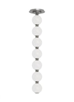 Perle Pendant, 1-Light, LED, Polished Nickel, 26.2"H (SLPD22627NR 70PKH60)