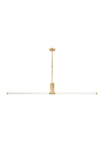 Phobos Large Linear Chandelier, 1-Light, LED, Natural Brass, 66"L (700LSPHB68NB-LED927 70PGEJ7)