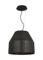 The Shanti Ceiling Pendant, 1-Light, LED, Dark Bronze, 26"W (SLPD13527BZ 70PKJ55)