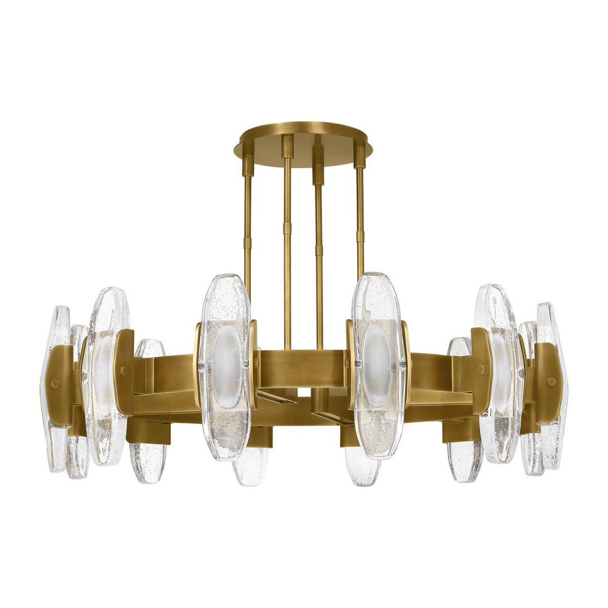 Wythe X-Large Chandelier, 12-Light, LED, Plated Brass, 47.2"W (700WYT12BR-LED927 70PGEH7)