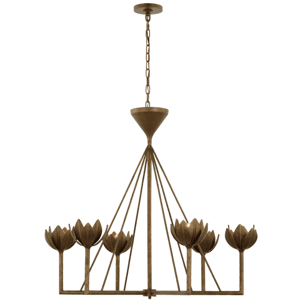 Alberto Large Low Ceiling Chandelier