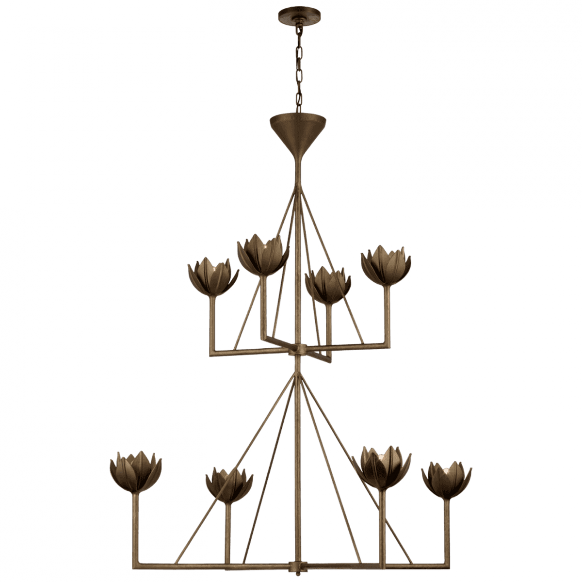 Alberto Large Two Tier Chandelier