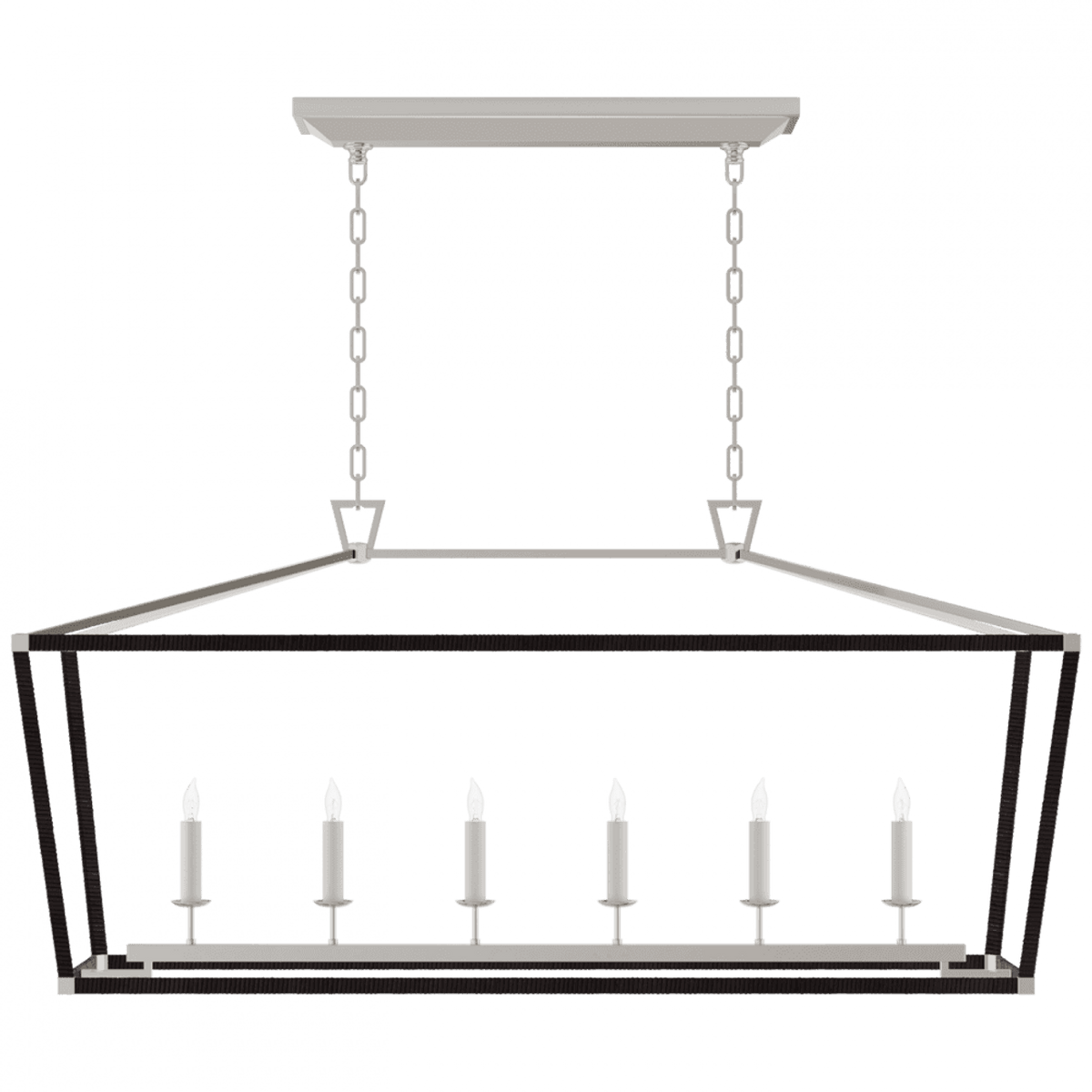 Darlana Large Rattan Wrapped Linear Lantern