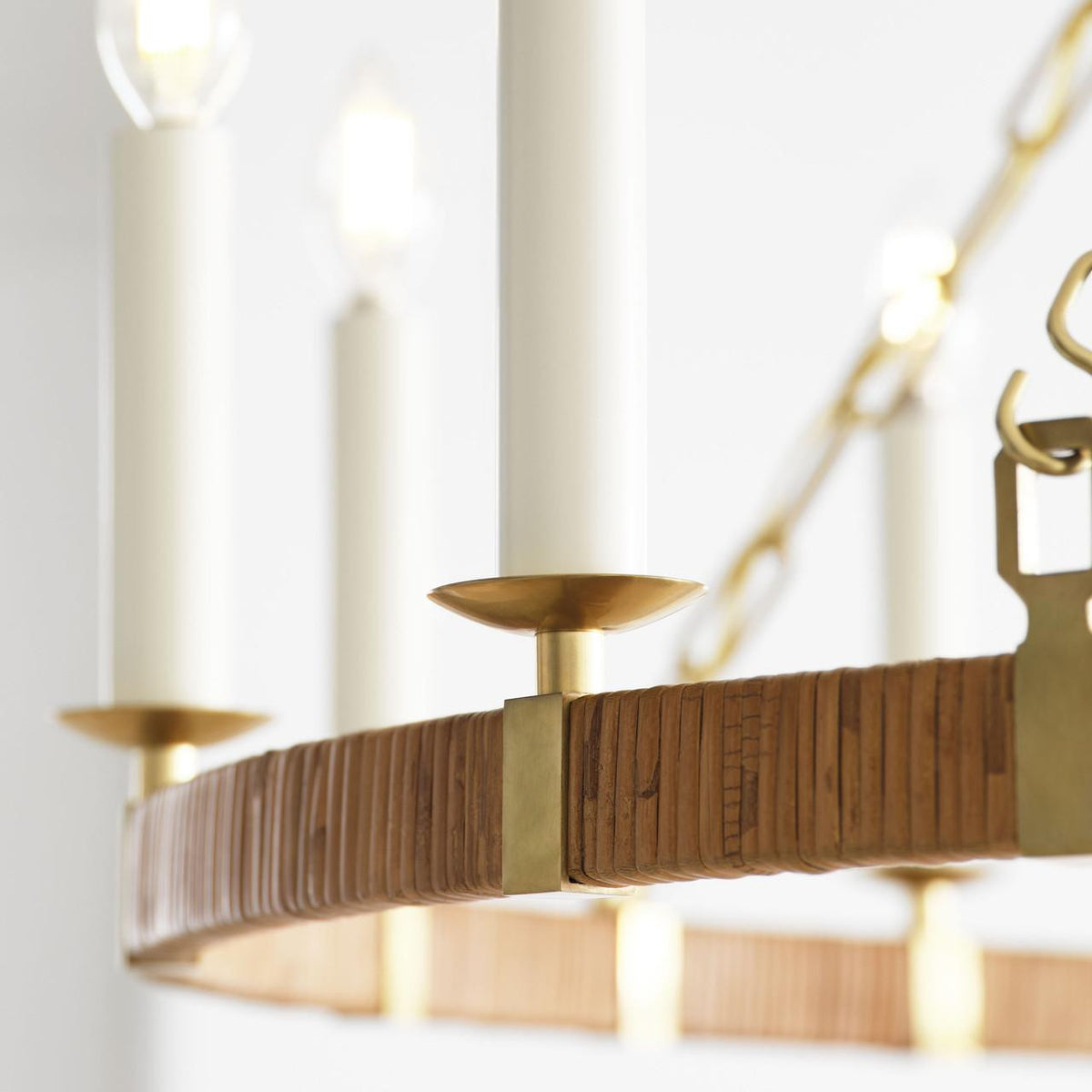 Darlana Large Wrapped Ring Chandelier