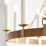 Darlana Large Wrapped Ring Chandelier