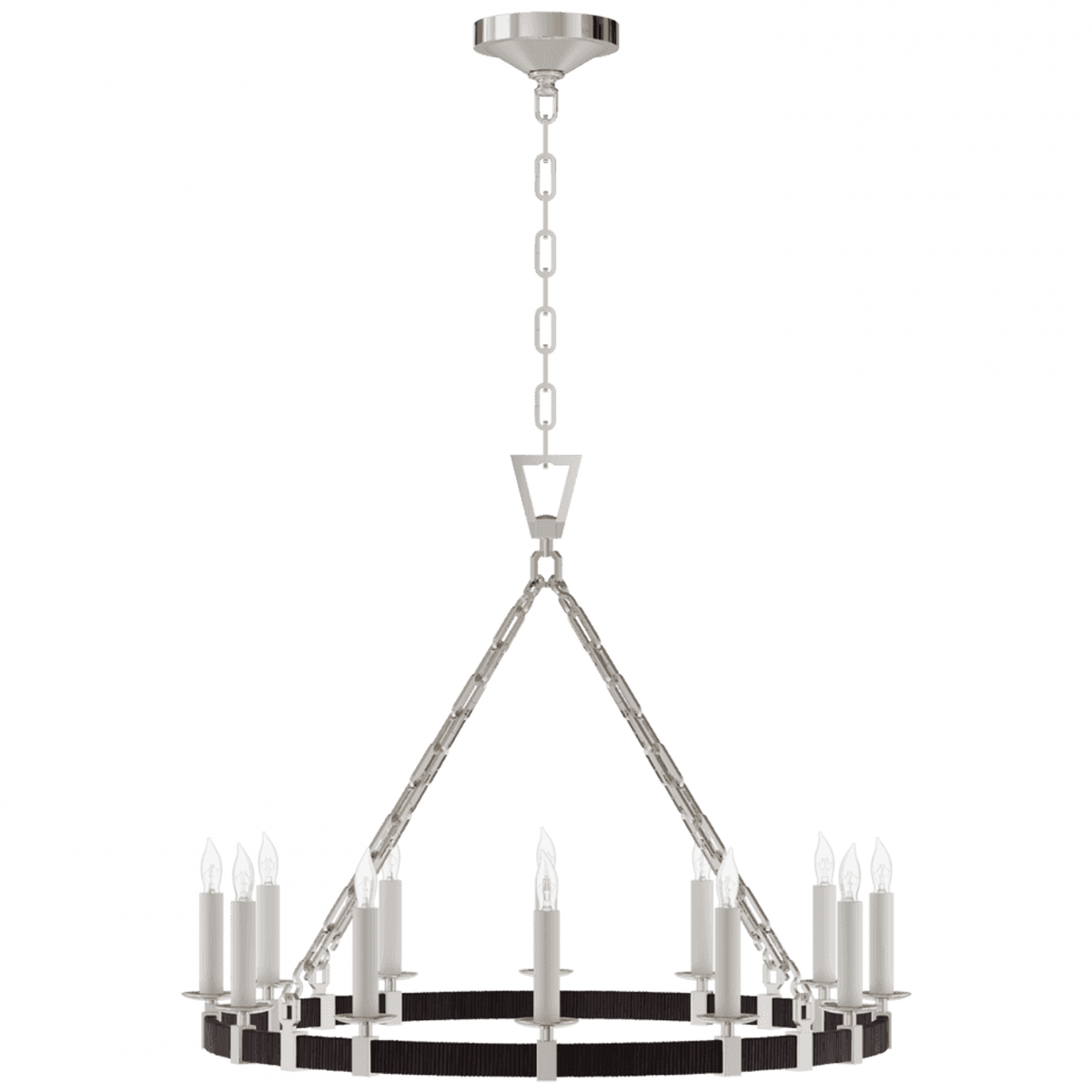 Darlana Large Wrapped Ring Chandelier