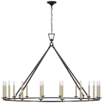 Darlana Oversized Single Ring Chandelier