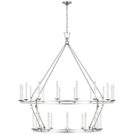Darlana Oversized Two Tier Chandelier