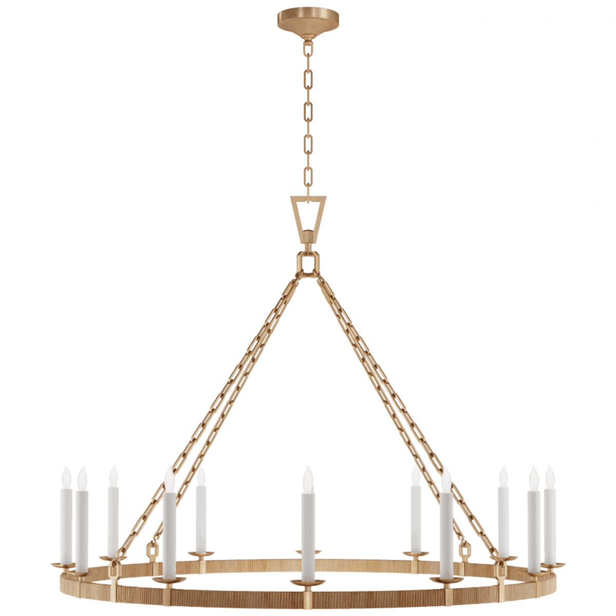 Darlana X-Large Wrapped Ring Chandelier