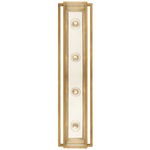 Solitude Wall Sconce, Integrated LED, Antique Nickel, Optic Haze Quartz (BWS31270-AN YUEX014CYZ)