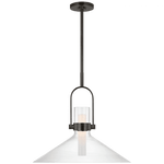 Gracie Large Captured Globe Pendant