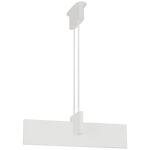 Cara Large Sculpted Pendant - Polished Nickel