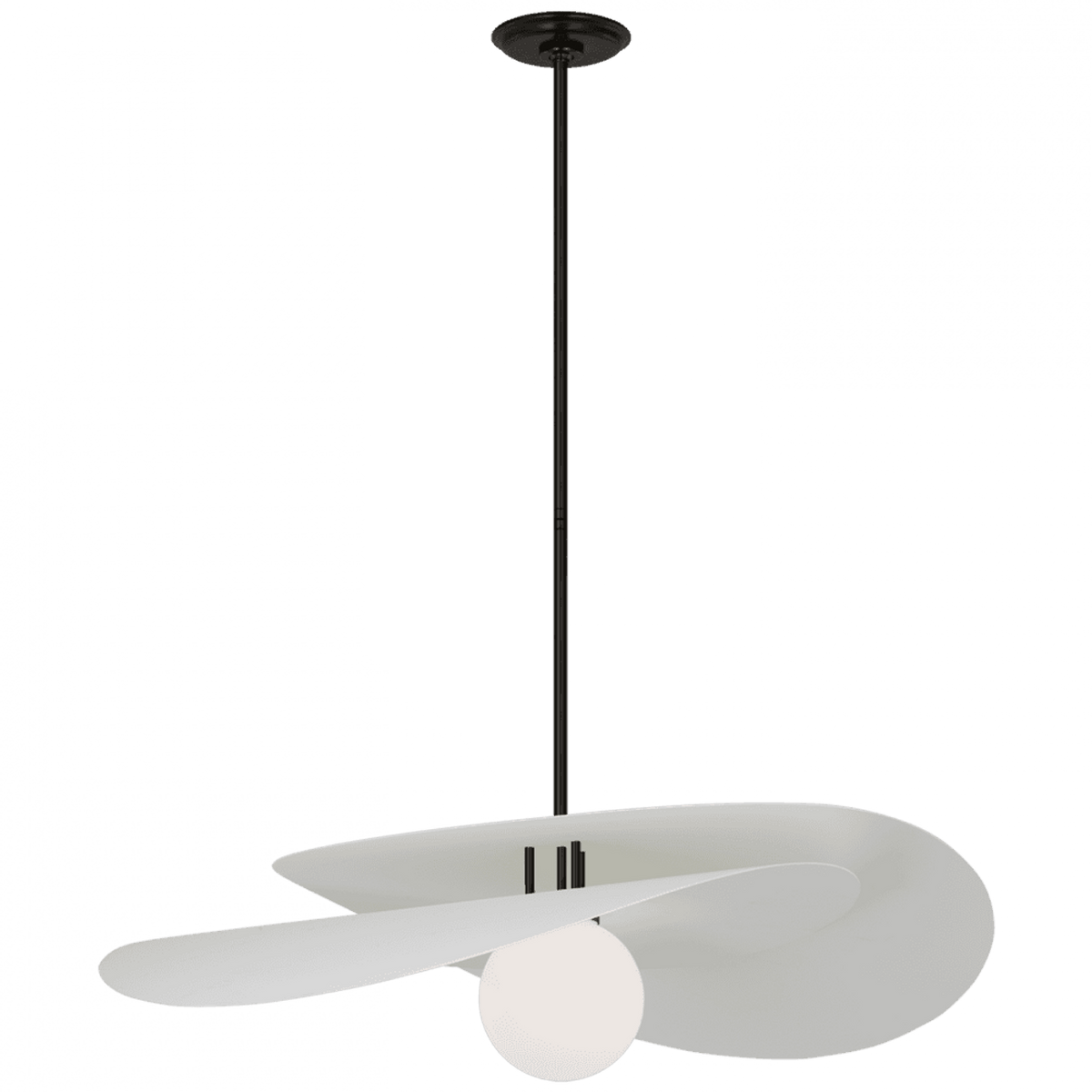 Gatsby Pendant, 3-Light, LED, Sterling, 9.2"W (139058-LED-STND-85-CR 5Z5XUV)