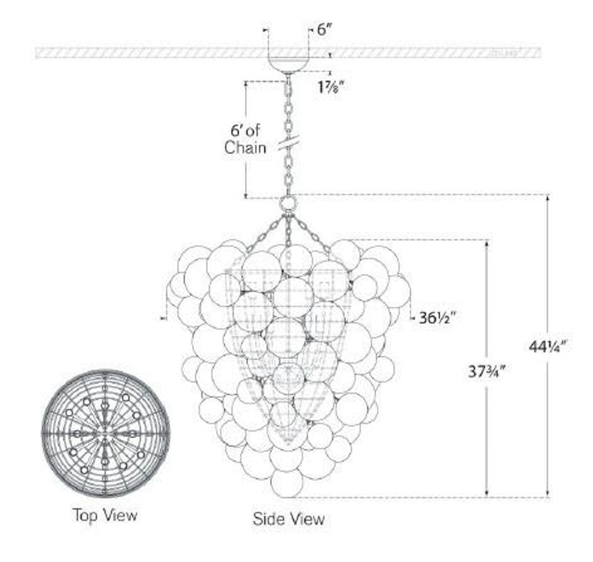 Talia Grande Entry Chandelier