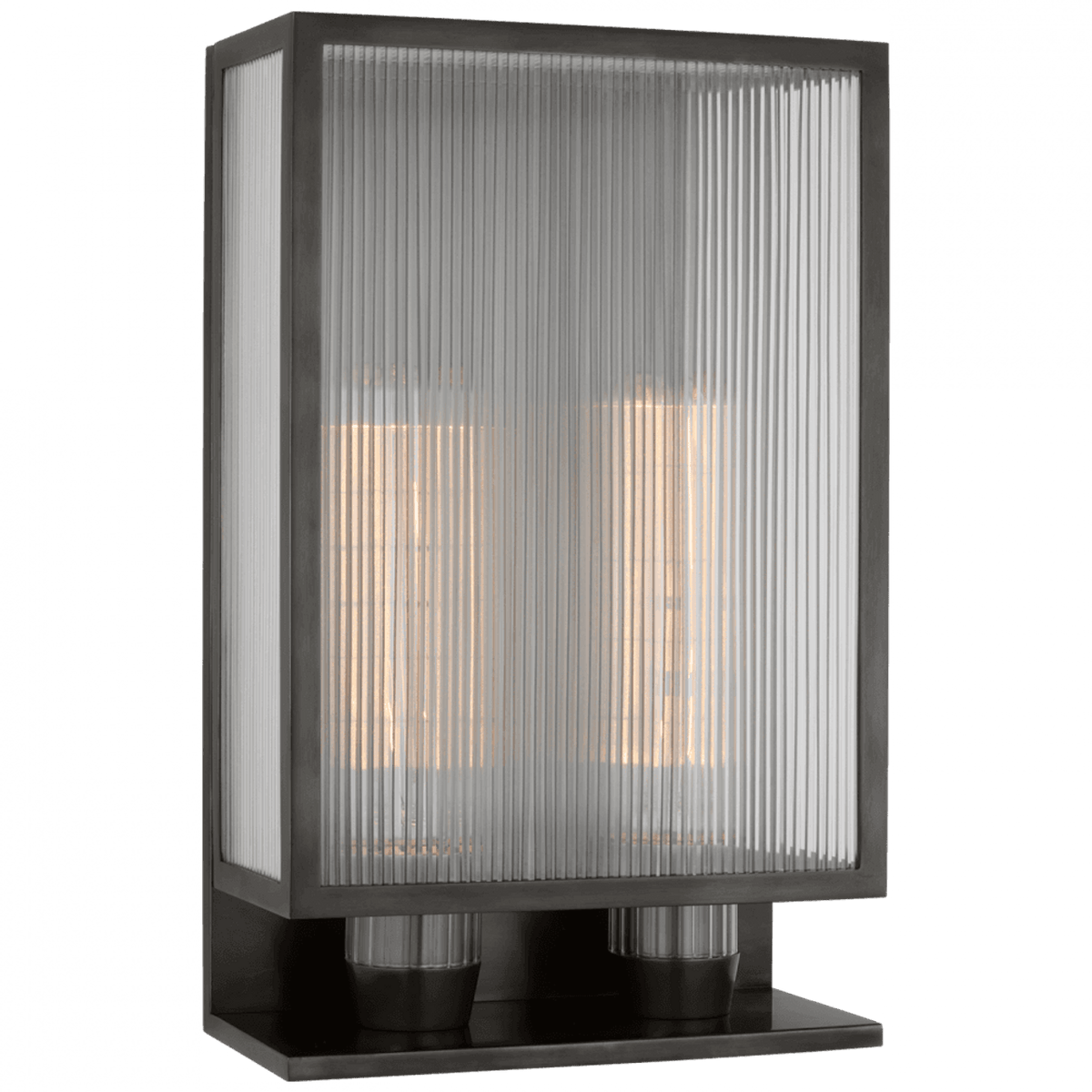 York 16" Double Box Outdoor Sconce