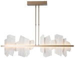 Volterra 51.9" Wide Vintage Platinum Linear LED Pendant