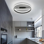 Creative Circle Flush Mount Light Metal Ceiling Light 1 Light
