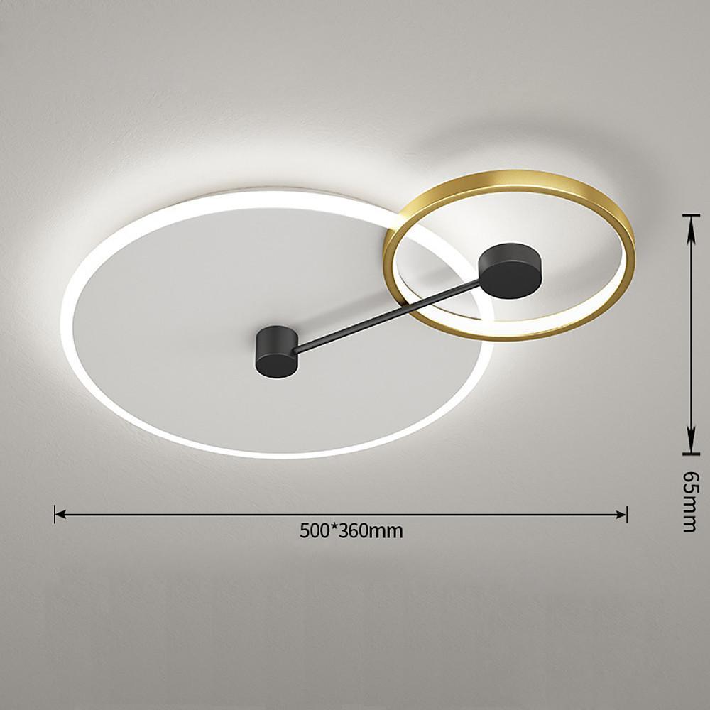 Geometrical Circles Dimmable LED Modern Flush Mount Ceiling Lights Pendant