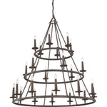 Quoizel Lighting - VYR5024ML - Voyager Chandelier 4 Light Steel - 52 Inches high