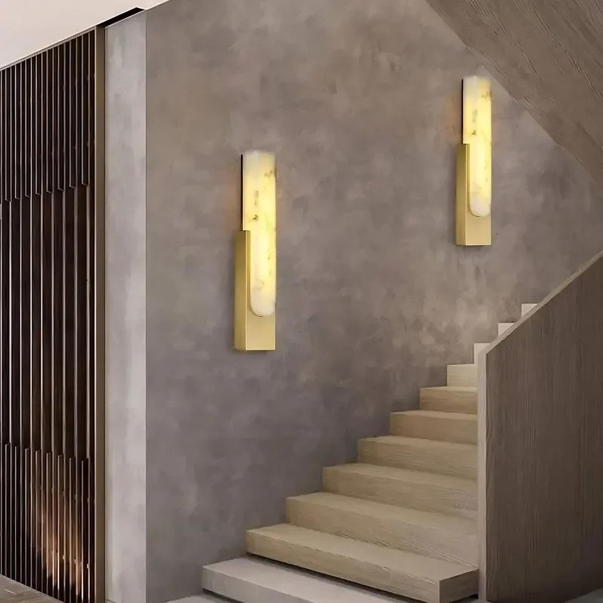 Moonshade Natural Marble Wall Sconce