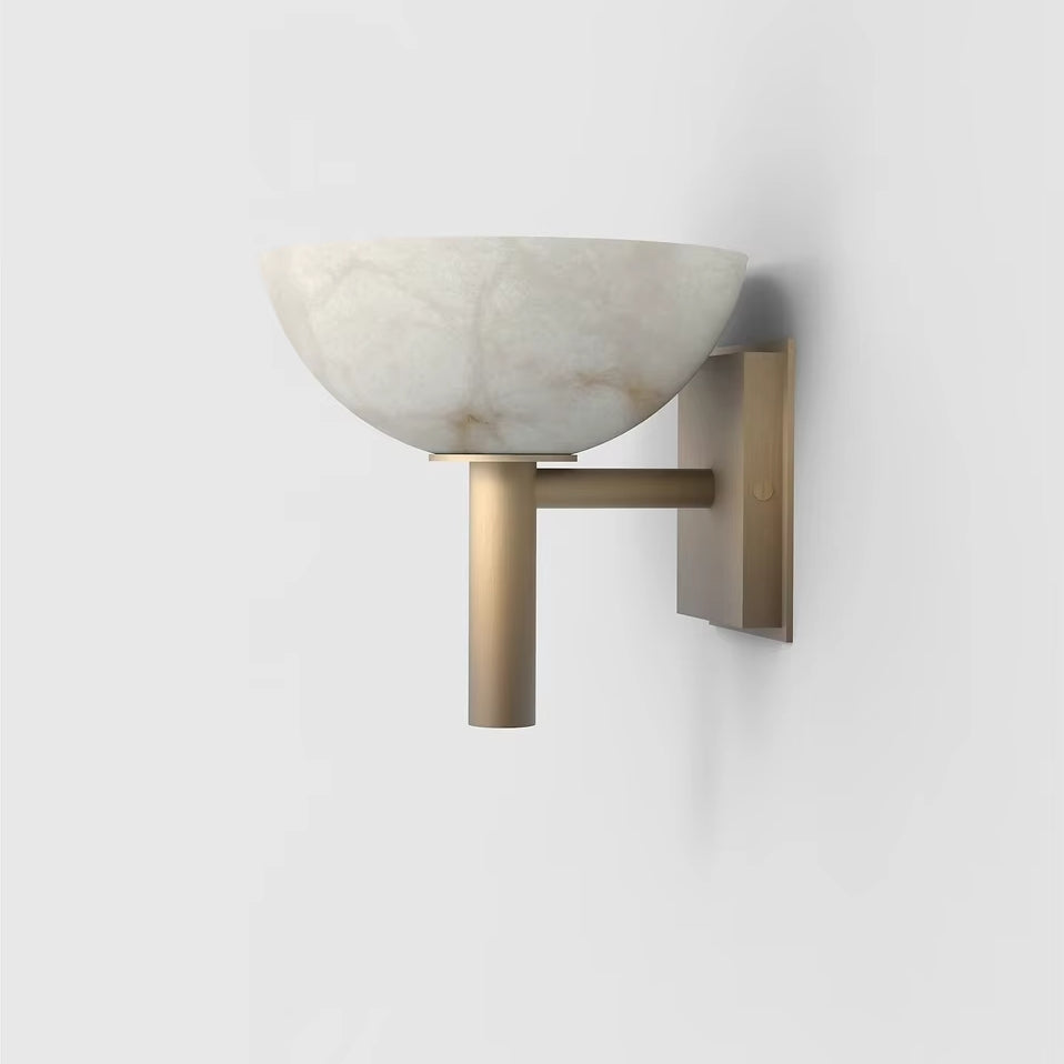 Spanish Marble & Copper Antique Sconce