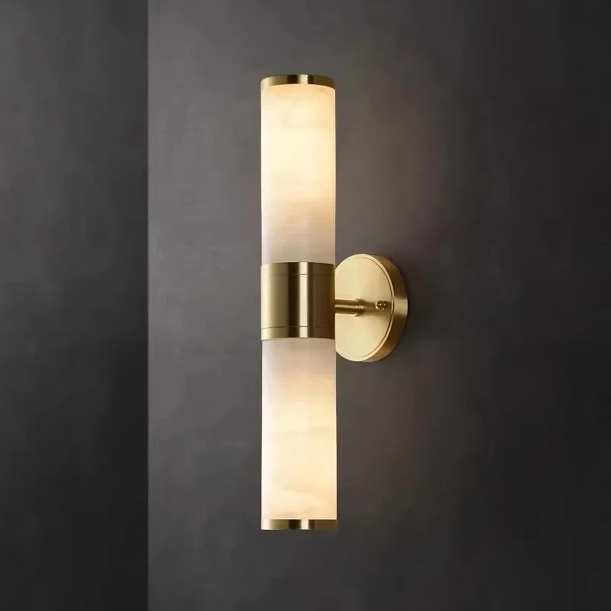 Moonshade Natural Marble Wall Sconce