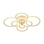 Elegant Semi Flush Mount Ceiling Lights with Unique Overlapping Rings
