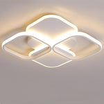 Overlapping Squares LED Modern Ceiling Light Flush Mount Lighting