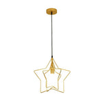 Multiple Star Shaped LED Modern Pendant Light Hanging Lamp Island Lights