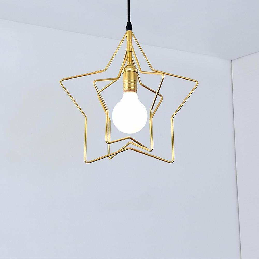 Multiple Star Shaped LED Modern Pendant Light Hanging Lamp Island Lights