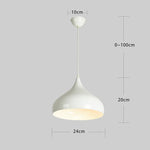 9 inch LED Halogen Incandescent Metal Dome Bowl 1-light Pendant Downlight Lighting