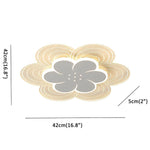Flower Shapes Dimmable LED White Modern Ceiling Lights Flush Mount Lighting