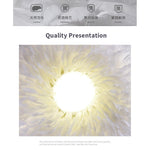 Feather Fairy Tale Theme Artistic Capiz Pendant Light Ceiling Light