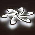 Modern Geometric Wave Flush Mount Light Fixtures Circle Ceiling Light 1 Bulb