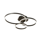 Modern 3 Circle Gold Flush Mount Light Ceiling Light 3 Lights