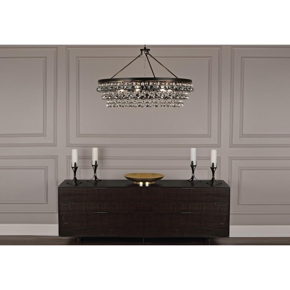 Robert Abbey Lighting - Z1004 - Bling 6-Light Chandelier 33.625 Inches Wide and 23.75 Inches Tall