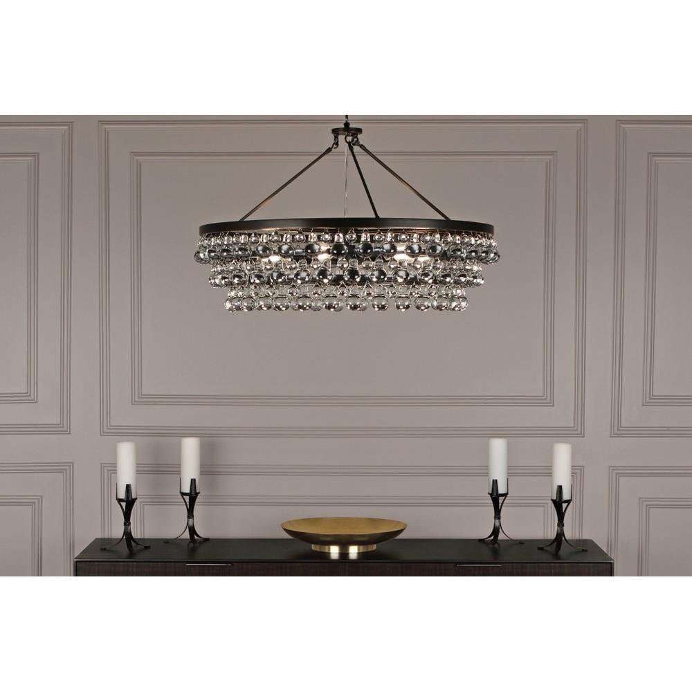 Robert Abbey Lighting - Z1004 - Bling 6-Light Chandelier 33.625 Inches Wide and 23.75 Inches Tall